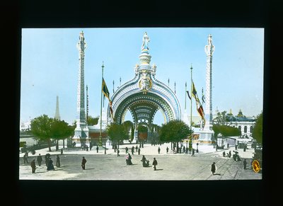 Paris Exposition: Main Entrance Gate, Paris, France by French Photographer